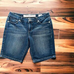 Nine West Vintage America Mid Rise Jean Shorts Sz 4